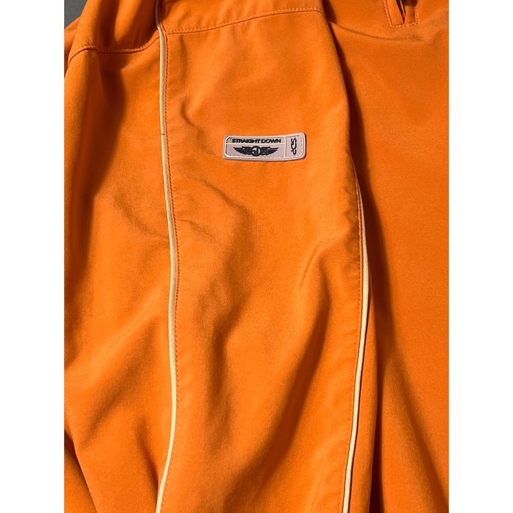 Straight Down Performance Golf‎ Jacket Orange Qua… - image 8